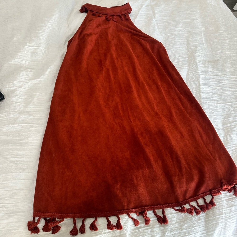 Burnt orange dress